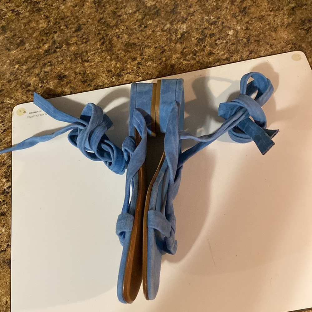 Vince Azure Ankle Wrap Sandals - Picture 6 of 10